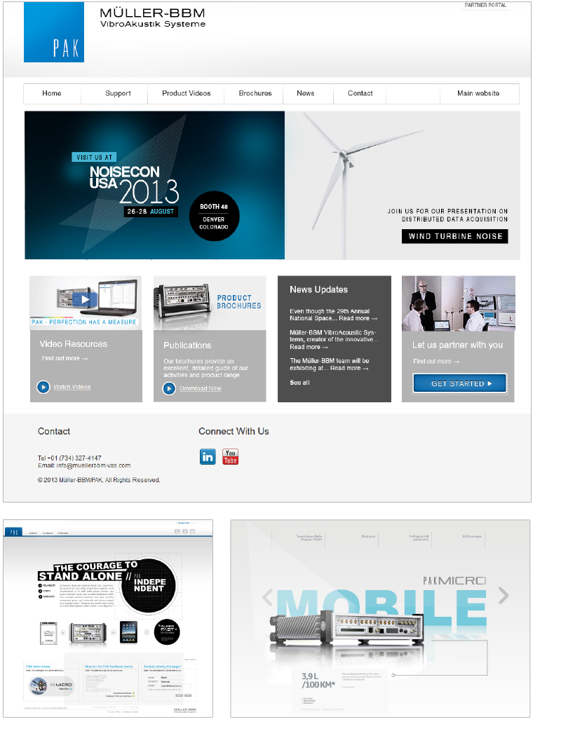 Website Design & Müller-BBM VAS USA